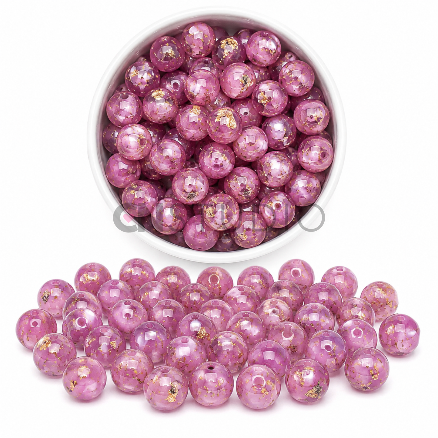 Aurora Kralen Lilac 16mm