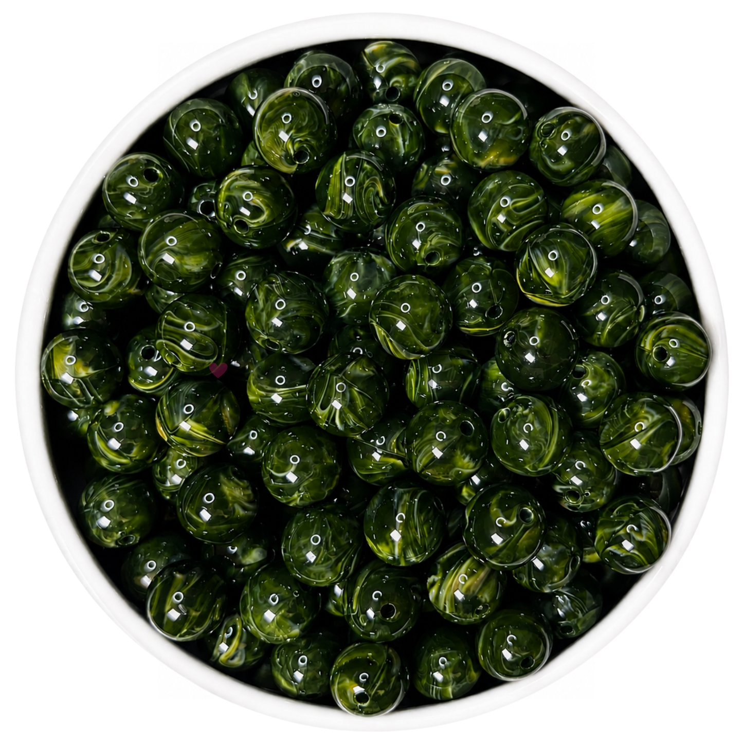 Crystal Marble Kraal 16mm – Forest Green
